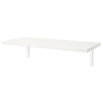 Полиця з кронштейном IKEA BERGSHULT/TOMTHULT, білий, 80х30 см, 194.183.24