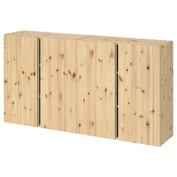 Навісна шафа з 1 дверцятами IKEA ІВАР, сосна, 160x30x83 см, 094.173.82