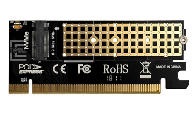 Адаптер Ewell PCI-E 4.0 16х to M.2 SSD (EW238)