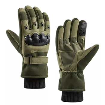 Полнопалые перчатки с флисом Eagle Tactical Green XL (AW010720)