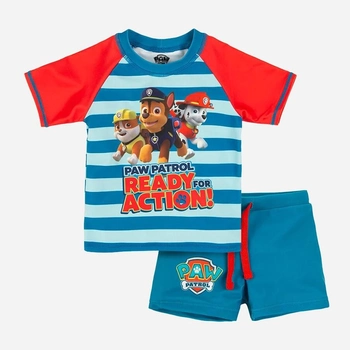 Дитячий комплект для плавання (футболка + плавки) для хлопчика Cool Club LCB2403715-00 92/98 см Різнокольоровий (5903977351395)