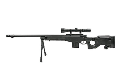 Винтовка снайперская MB4403D - с оптикой и сошками [WELL] (для страйкбола)
