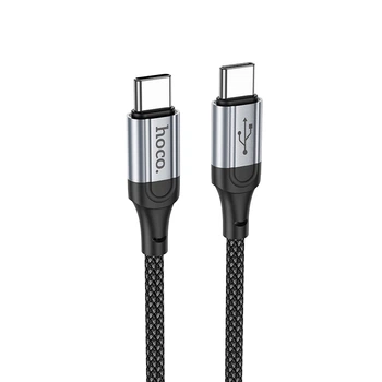 Кабель Hoco X102 Fresh 60W charging data cable Type-C to Type-C Black