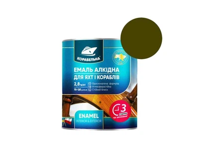 Емаль алкідна ПФ-115 КОРАБЕЛЬНА Хакі 2,8кг
