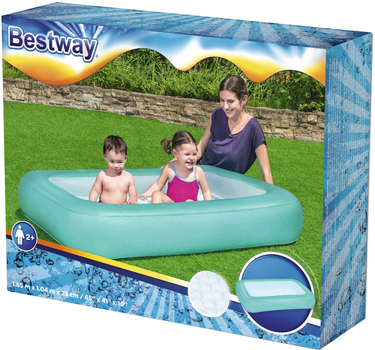 Надувний басейн Bestway Aquababes Pool 165 x 104 x 25 см (6941607323236)