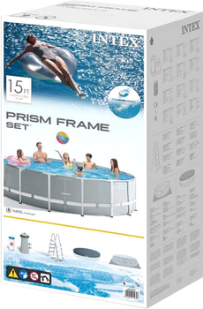 Каркасний басейн Intex Prism Frame Pool Set 457 x 122 см (6941057414393)