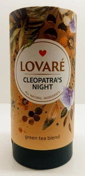 Чай зелений листовий Lovare Cleopatra's Night тубус 80г