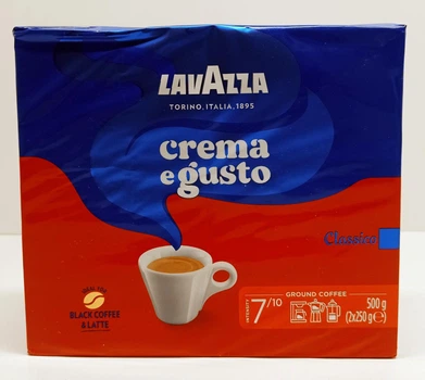Мелена кава Lavazza Crema e Gusto 2шт по 250г