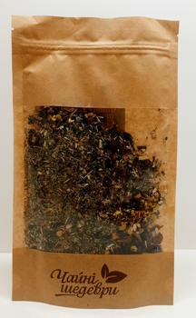 Композиція трав'яного та ягідного чаю Чайні Шедеври Карпатський Чай 50г