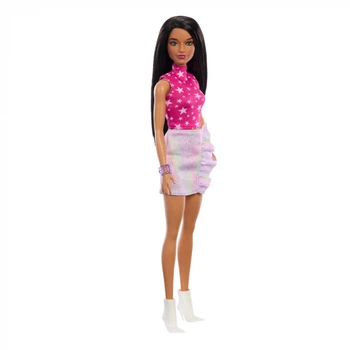 Кукла Mattel Барби Fashionistas 65th Anniversary Barbie Модница в розовом топе HRH13