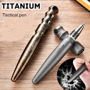 Титанова ручка-брелок для самозахисту Dioneer EDC Stone Wash