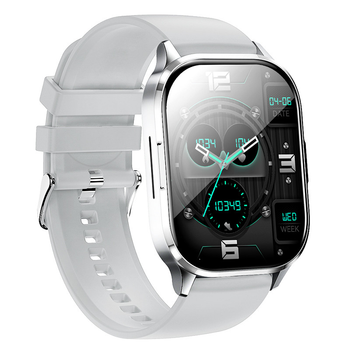 Смарт часы спортивные с поддержкой звонков Smart Watch BOROFONE BD8 Серебряный