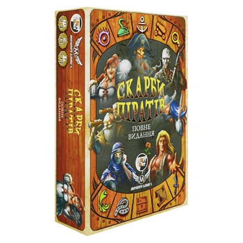 Карточная игра "Сокровища пиратов" Games7Days SBPR01UA 6 вариантов игры
