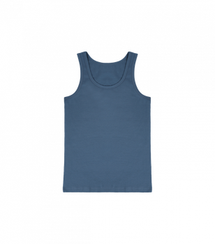 Классическая мужская майка - Donella - 7371P - XL - Джинсовый