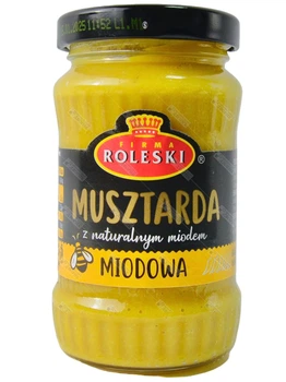 Горчица Медовая Roleski нежная Musztarda Miodowa 175 г