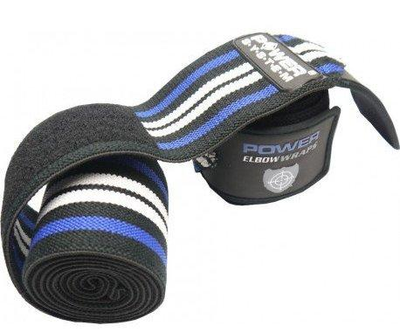 Бинти на коліна Power System PS-3700 Knee Wraps Blue/Black (пара)