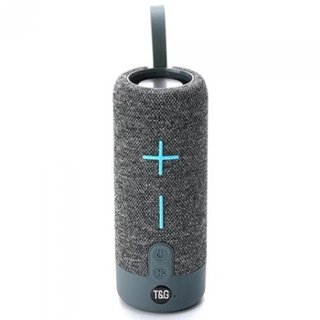 Портативная Bluetooth-колонка TG 619C USB/TF с ремешком Серая