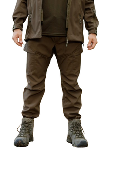 Тактичні штани SMILO cargo Softshell OLIVE, S, Softshell