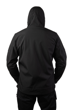 Тактична куртка SMILO soft shell black, S, Softshell