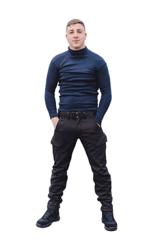 Тактичні штани SMILO cargo Softshell BLACK, XL, Softshell