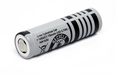 Аккумулятор 14500 Li-Ion HighPower 14500CY, 750mAh, 4.2/3.6/2.6V, Gray