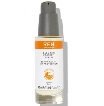 Serum do twarzy Ren Glow and Protect Serum rozświetlająco-ochronne 30 ml (5056264705583)