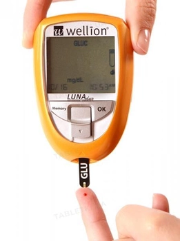 Тест-полоски для визначення рівня глюкози у крові Wellion LUNA 50шт