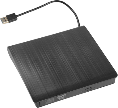 Оптичний привід iBOX DVD IED02 USB 3.0 Black (5903968680237)