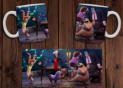 Чашка белая керамическая "Монстры на каникулах" Hotel Transylvania 22 Aurora