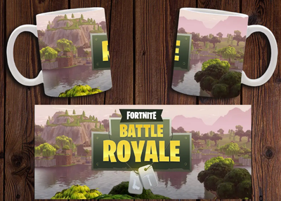 Чашка біла керамічна "Fortnite" Фортнайт 19 Aurora