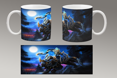 Чашка біла керамічна "DOTA 2" Дота 2 Aurora 38