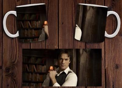 Чашка белая керамическая "Дневники вампира" The Vampire Diaries 16 Aurora