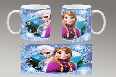 Чашка белая керамическая "Холодное Сердце" Frozen 26 Aurora