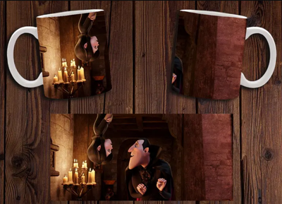 Чашка белая керамическая "Монстры на каникулах" Hotel Transylvania 26 Aurora