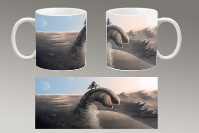 Чашка біла керамічна "ДЮНА" DUNE 38 Aurora