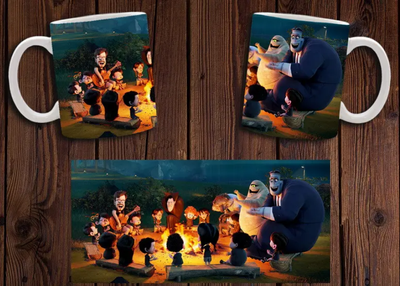 Чашка белая керамическая "Монстры на каникулах" Hotel Transylvania 27 Aurora
