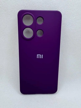 Чехол Silicone Cover Full для Xiaomi Redmi Note 13 4G Темно-фиолетовый