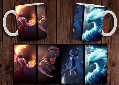 Чашка Хамелеон "Dota 2" Дота 2 Aurora