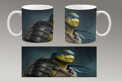 Чашка белая керамическая "Черепашки-ниндзя" Teenage Mutant Ninja Turtles Aurora 31