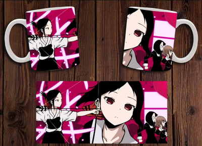 Чашка белая керамическая с принтом аниме "Kaguya sama: Love is War" Пані Кагуя: У коханні як на війні 11 Aurora