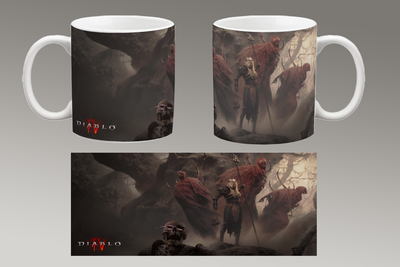 Чашка біла керамічна "Diablo 4" Діабло 13 Aurora
