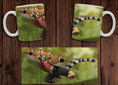 Чашка белая керамическая "Кунг-фу Панда" Kung Fu Panda 20 Aurora