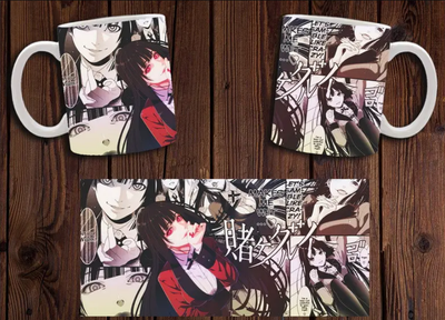 Чашка белая керамическая "Безумный азарт" Kakegurui 19 Aurora