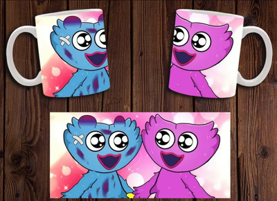 Чашка белая керамическая "Хаги Ваги" Poppy Playtime 18 Aurora