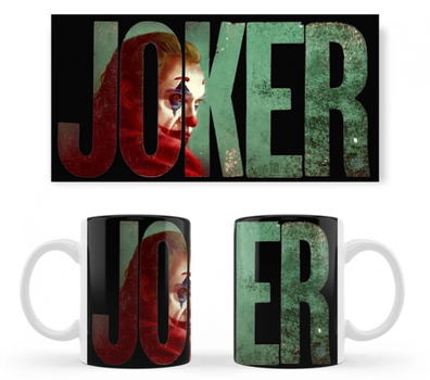 Чашка белая керамическая The Joker (2019) Джокер Aurora