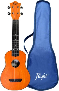 Укулеле сопрано Flight TUS35 Orange Travel Soprano Ukulele