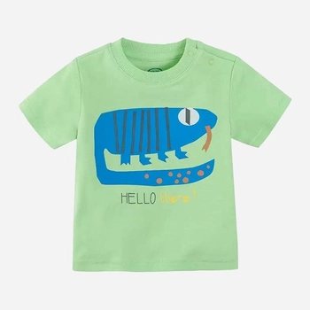 Дитяча футболка для хлопчика Cool Club CCB2403063 62 см Світло-зелена (5903977336552)
