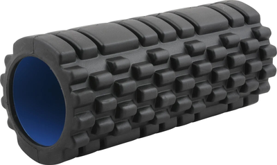 Масажний ролик InShape Foam Roller 14 x 33 см чорний (5709386175689)