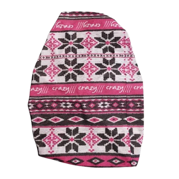 Бафф безшовний Crazy W21385001X-00 Gaiter Pink-Black OneSize