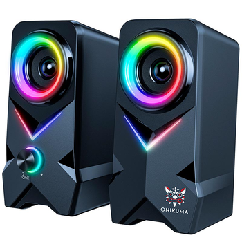Колонки для ПК Onikuma L2 RGB 10W BT/AUX/USB black